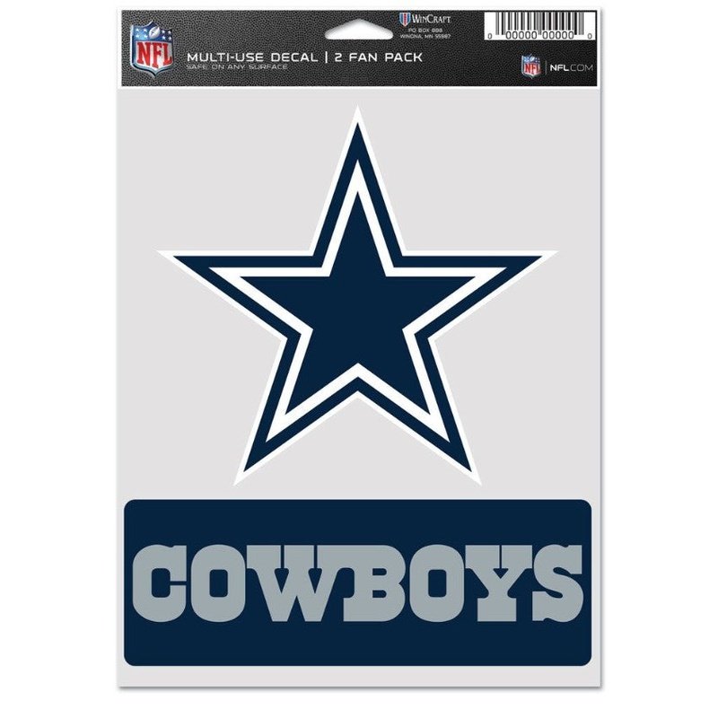 Decal: Dallas Cowboys Multi-Use 2 Pack