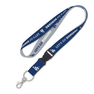 Lanyard: Los Angeles Dodgers 1" Detachable Buckle - Slogan