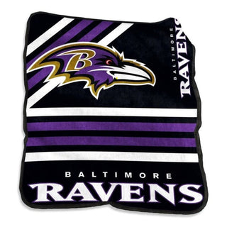 Blanket: Baltimore Ravens Raschel Throw