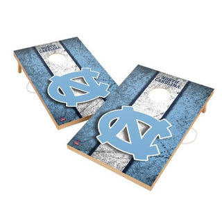 Cornhole Game: UNC Tar Heels - Stripe Weathered