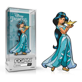 Let your Disney dreams come true with this FiGPiN Jasmine! Whether you're pinning it to your hat or putting it proudly on display, this high-quality pin is guaranteed to give your wardrobe and home an extra *~magical~* touch. Collect Awesome and be the envy of everyone!