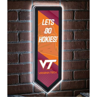 LED Wall Decor: Virginia Tech - Pennant