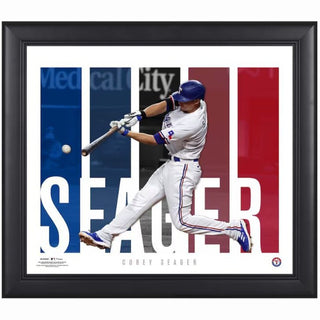 Framed Art: Corey Seager Authentic 15"x17"