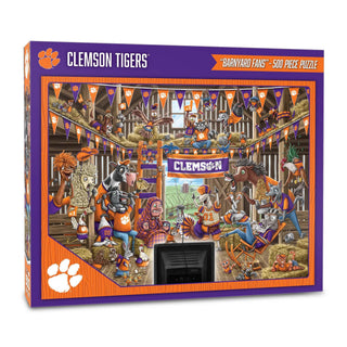 Clemson Tigers Barnyard Fans 500 pc Puzzle