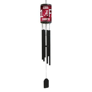Alabama Crimson Tide Wind Chime – 33" Matte Black Finish
