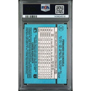 Fernando Valenzuela 1988 Donruss PSA/DNA Certified #53 PSA 10