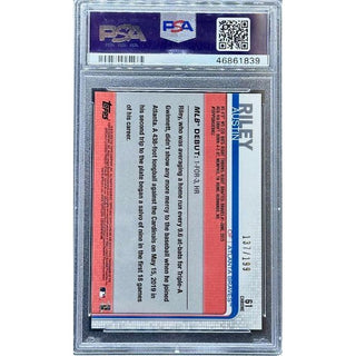 Austin Riley 2019 Topps Chrome Update X-Fractor #61 PSA 10
