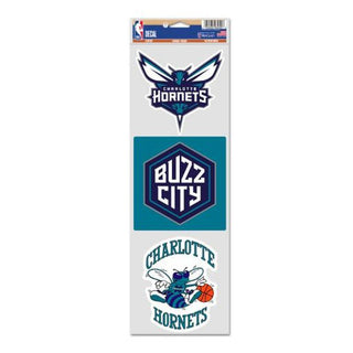 Decal: Charlotte Hornets 3pk
