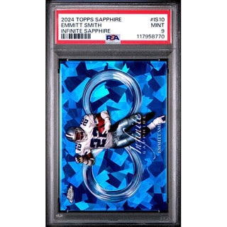 Emmitt Smith 2024 Topps Sapphire Infinite Sapphire #IS10 PSA 9