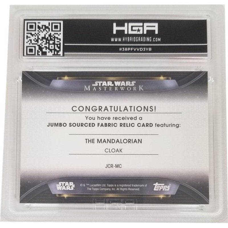 The Mandalorian: 2022 Topps Masterwork Jumbo Sourced Relic Cloak #JCR-MC