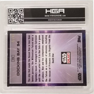 Docking Bay 94: 2022 Star Wars Galaxy Chrome Wave Refractor #P2 HGA 9.5