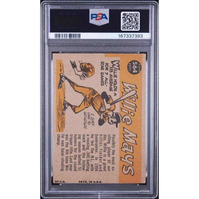 1960 Topps Willie Mays All Star #564 PSA 2