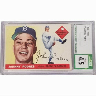 Johnny Podres: 1955 Topps #25