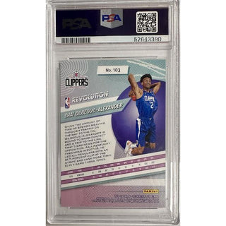 S. Gilgeous-Alexander 2018 Panini Revolution #103 PSA 9