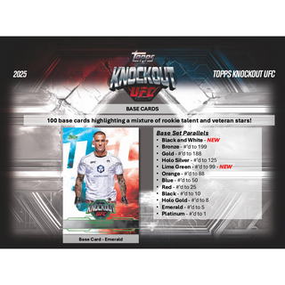 2025 Topps UFC Knockout Hobby Box