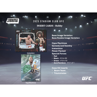 2025 Topps Stadium Club UFC Hobby 16-Box Case