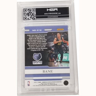 Desmond Bane: 2020-2021 Panini Chronicles Plates & Patches Purple #312 HGA 9.5