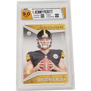 Kenny Pickett: 2022 Panini Rookies & Stars Rookie Rush #RR-1 HGA 9.0