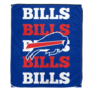 Blanket: Buffalo Bills Repeat Refresh Premium Plush Throw – 60" x 70"