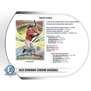 2025 Bowman Chrome Baseball Breakers Delight Box