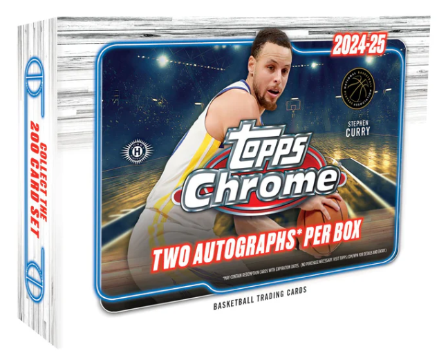 2024-25 Topps Chrome Basketball Hobby Pack – CardCollector2