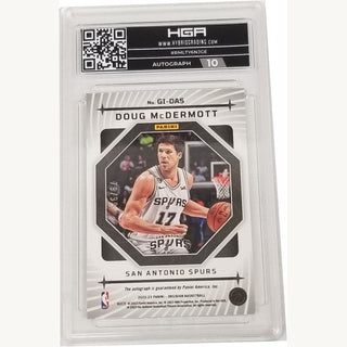 Doug McDermott: 2022-23 Panini Obsidian Galaxy Ink #GI-DAS HGA 9.5