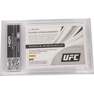 Khabib Nurmagomedov: 2021 Panini Immaculate UFC Premium Memorabilia Autographs #PM-KNG