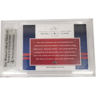 Phil Rizzuto: 2012 Leaf Sports Icons Baseball Hall of Fame Cut Signature