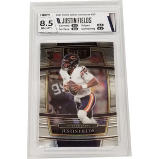 Justin Fields: 2021 Panini Select Concourse #50