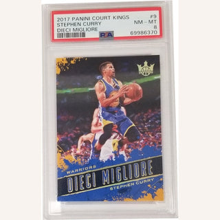 Stephen Curry: 2017 Panini Court Kings Dieci Migliore #9