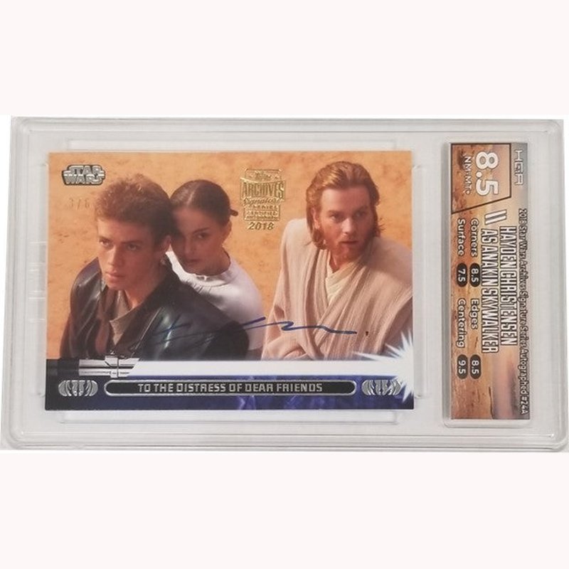 Hayden Christensen as Anakin Skywalker: 2018 Star Wars Archives Signature Series Autographed #24A