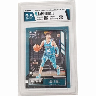 LaMelo Ball: 2020-21 Panini Chronicles Playbook #192 HGA 9.5