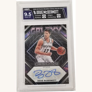 Doug McDermott: 2022-23 Panini Obsidian Galaxy Ink #GI-DAS HGA 9.5