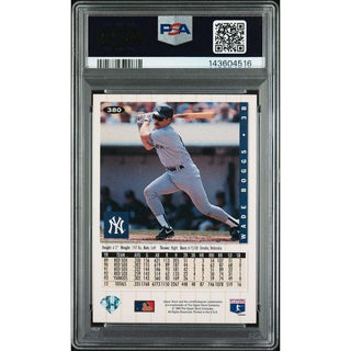 Wade Boggs 1994 Upper Deck Collectors Choice PSA/DNA #380 Cert. PSA 10