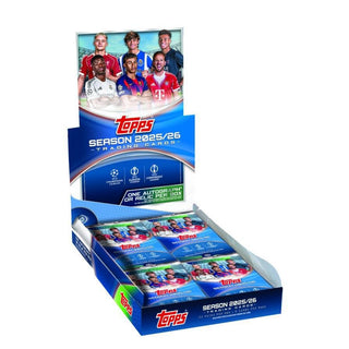 2025-26 Topps UEFA Club Competitions Soccer Hobby Box