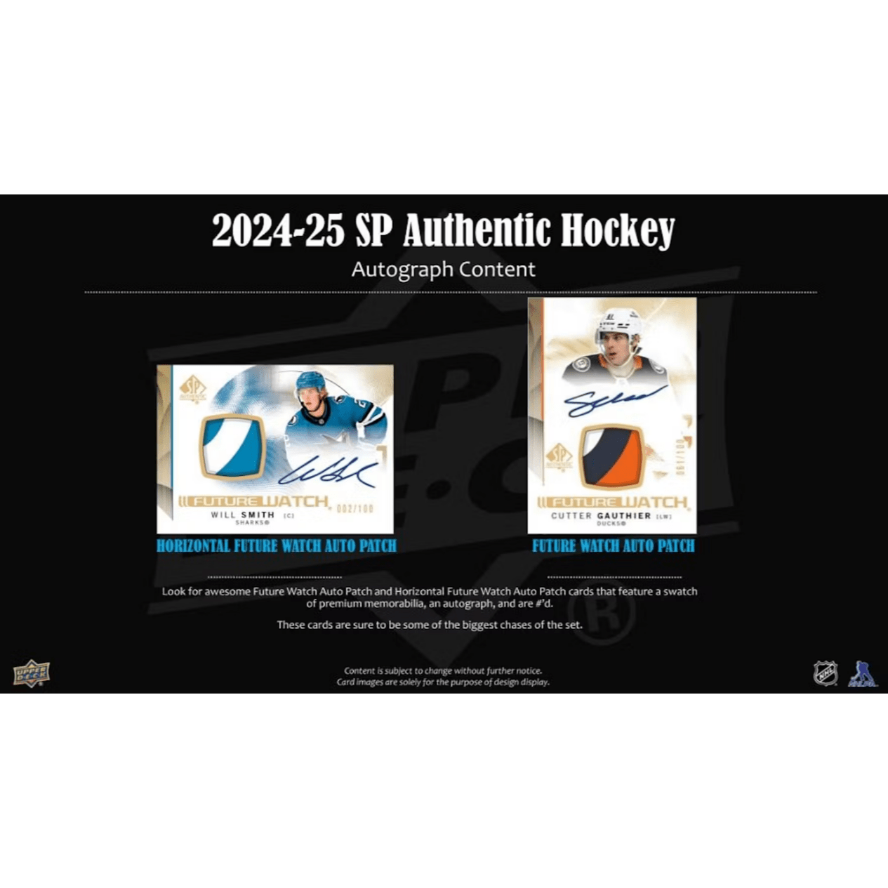 2024-25 Upper Deck SP Authentic Hockey Hobby Box