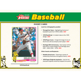 2025 Topps Heritage Baseball Mega Box