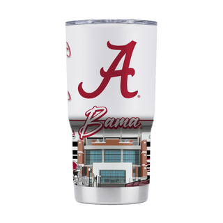 Tumbler: Alabama Campus Icons Collection Stainless Steel 20oz