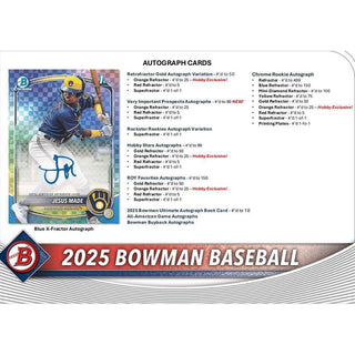 2025 Bowman Baseball Hobby Pack