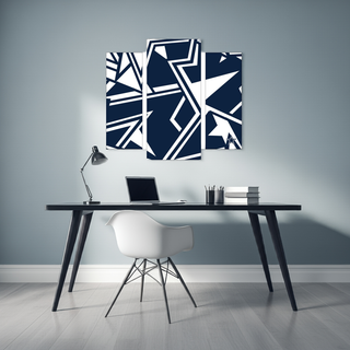 Wall Decor: Dallas Cowboys - Modern Wall Art 3pc