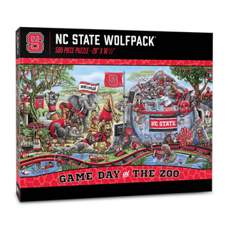 NC State Wolfpack Game Day at the Zoo 500 pc Puzzle