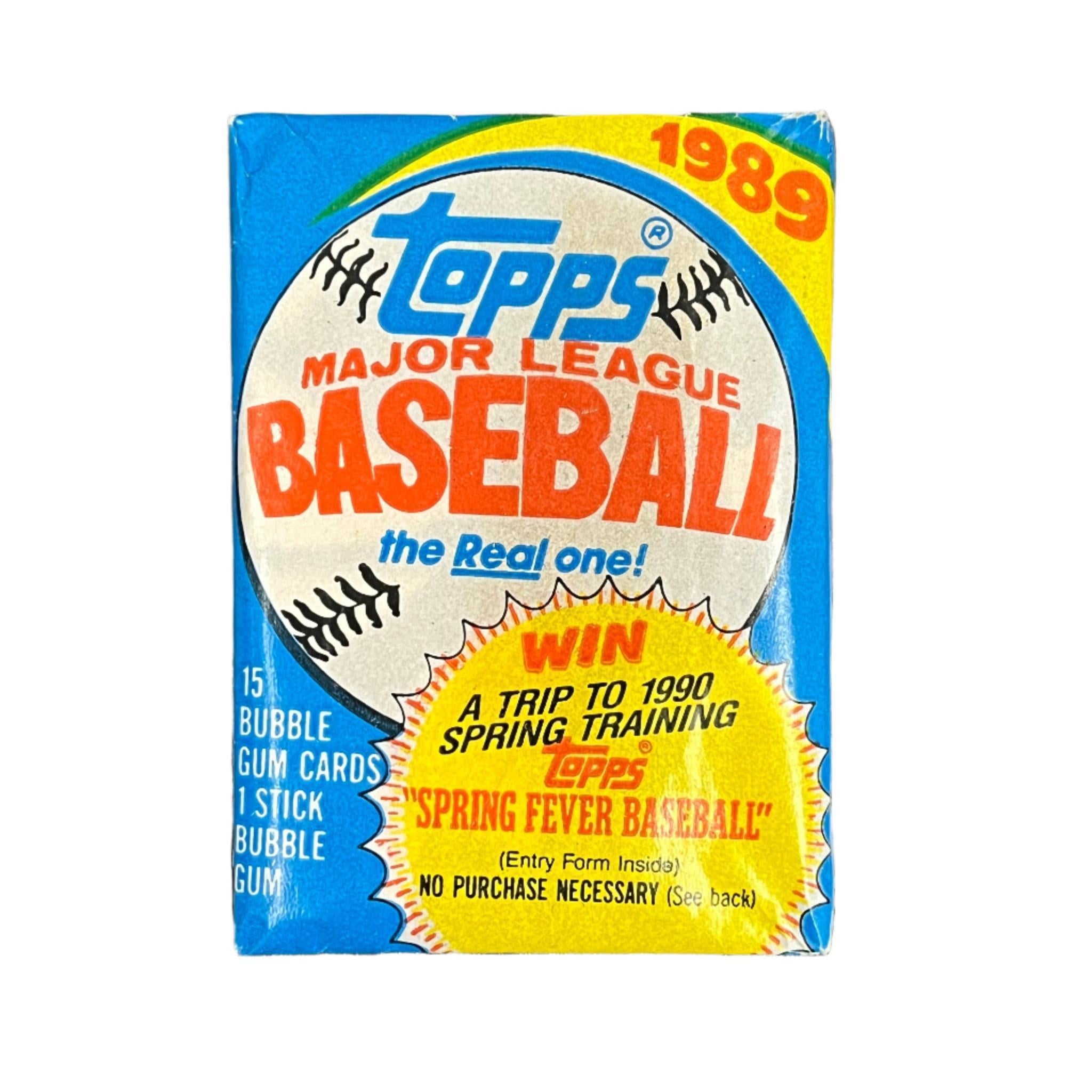 1989 Topps Baseball Pack - Factory Sealed