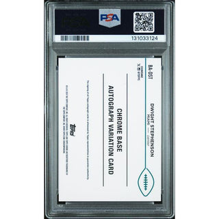 Dwight Stephenson 2024 Topps Sapphire Autograph Orange #BADST – PSA 9