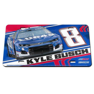 Kyle Busch #8 Lucas Oil License Plate – NASCAR Collectible Car Tag