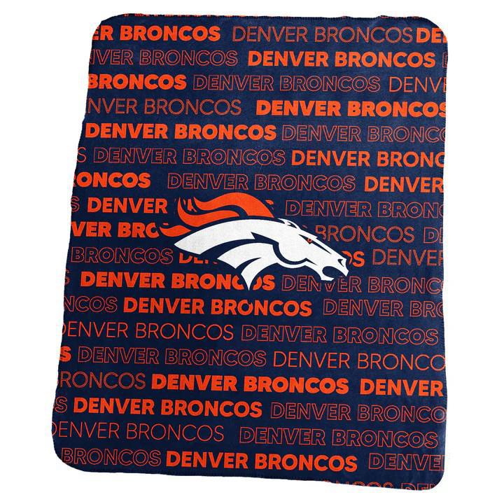Blanket: Denver Broncos Classic Throw Fleece – 50" x 60"