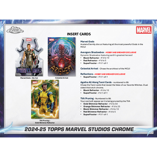 2024-25 Topps Marvel Studios Chrome Blaster Box