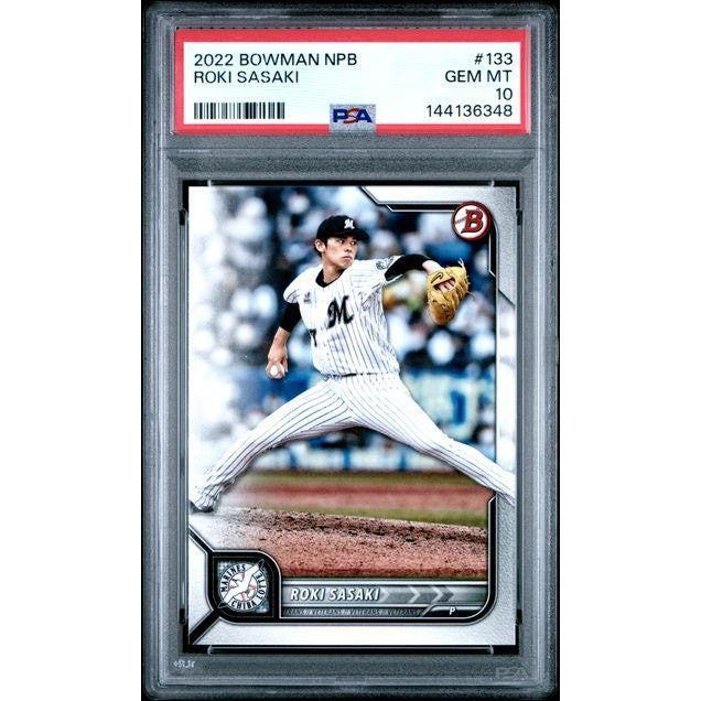 2022 Bowman NPB #133 Roki Sasaki PSA 10