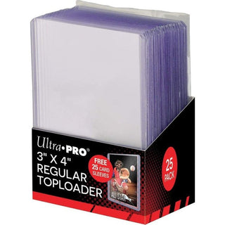 Top Loader: Ultra Pro Regular 3x4 with 25 Card Sleeves