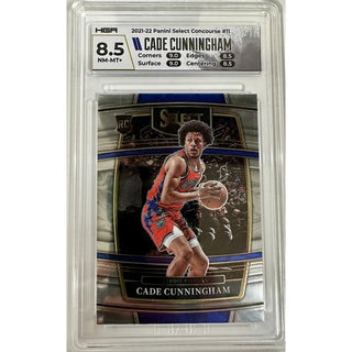 Cade Cunningham: 2021-22 Panini Select Concourse #11. HGA: 8.5