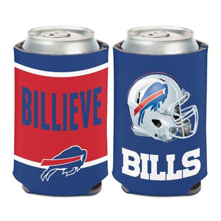 Show your team spirit with the officially licensed Koozie: Buffalo Bills - Slogan. Keep your favorite beverage cold and your hands dry with this 12oz can cooler, designed and made in the USA. Collapsible for easy storage, it's the perfect game-day companion! Go Bills!